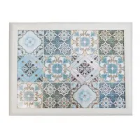 Knie dienblad met kussen eronder Tegels  Lissabon